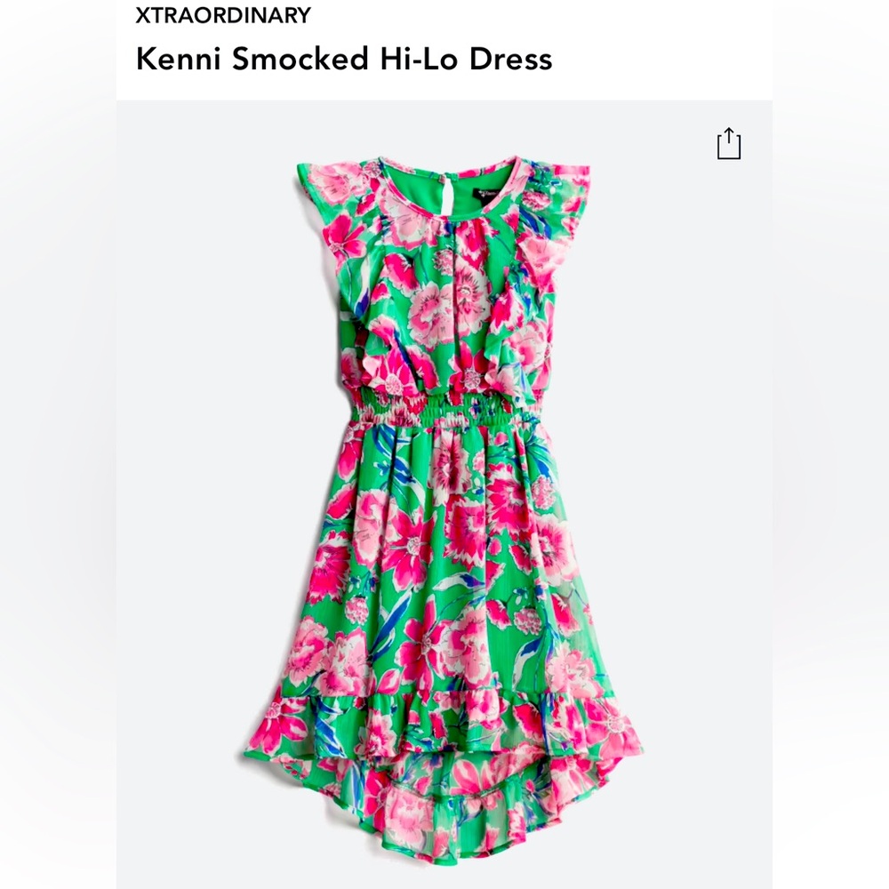 Stitch Fix Xtraordinary Kenni Smoked Hi-Lo Dress